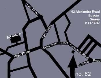 map to the physio centre